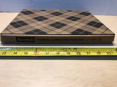 Scotch thermal laminating pouches letter size