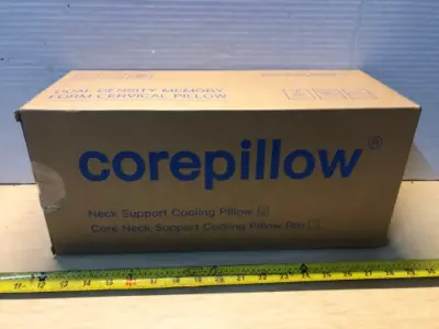 Dual density memory form cervical pillow