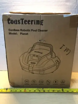 Used cordless robotic pool cleaner no charger