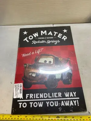 tow mater sign