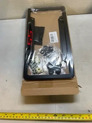 2 license plate covers