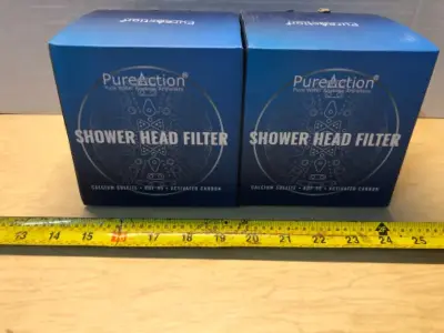 2 boxes pureaction shower head filter