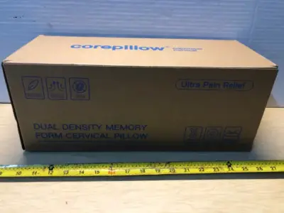 Dual density memory form cervical pillow