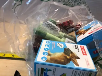 Bag of pet stuff