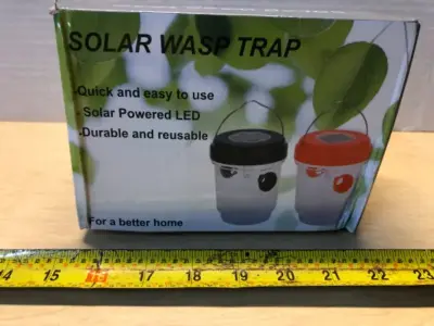 Solar wasp trap