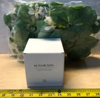 9oz scented candle lavender, artificial flowers