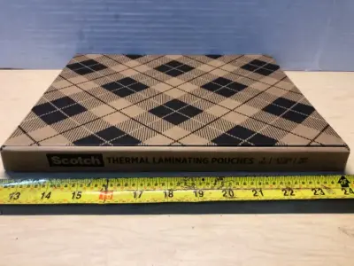 Scotch thermal laminating pouches letter size