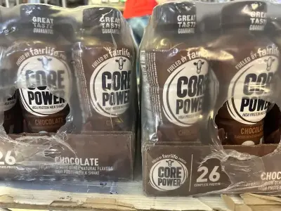 2 12 packs core power chocolate 6/27/26