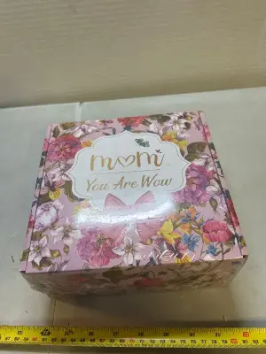 un opened care package for mom