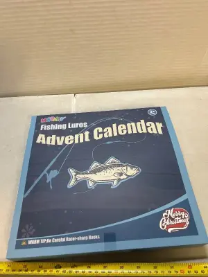 fishing lure advent calendar
