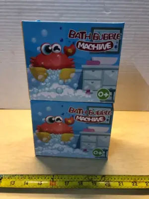 2 boxes bath bubble machine