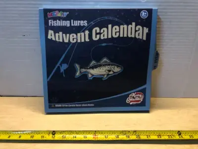 Fishing lures advent calendar