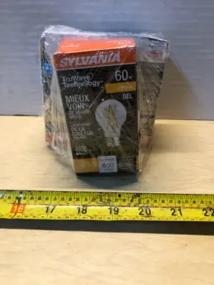 3 boxes 60W light bulbs