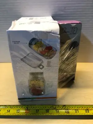 2 boxes salad pods , duo rechargeable salt and pepper mill