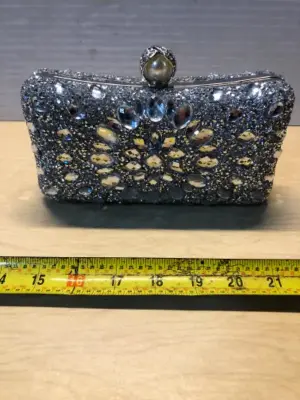 Jeweled clutch