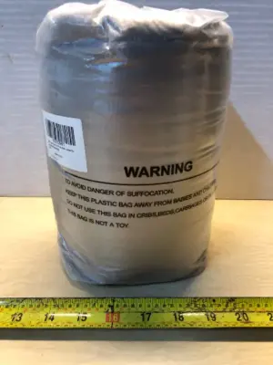 Unknown size grey faux fur blanket