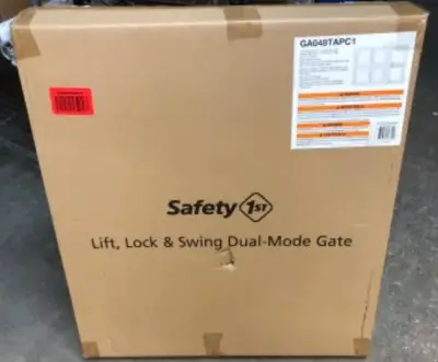 Lift, Lock and swing dual mode gate 28-42” wide 26” high