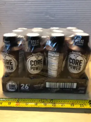 12 bottles core power chocolate protein shake exp:6/27/26