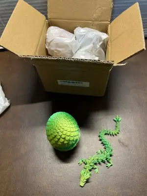 4pack 3Dprinted dragon egg