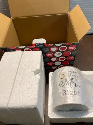 6 year anniversary cups