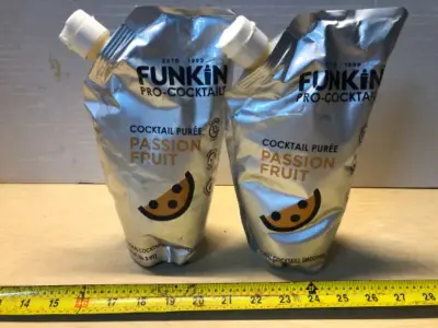 2 bags 2LB each cocktail purée passion fruit exp:8/26