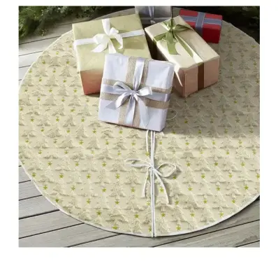 6 count soft plush tree skirt (similar to image)