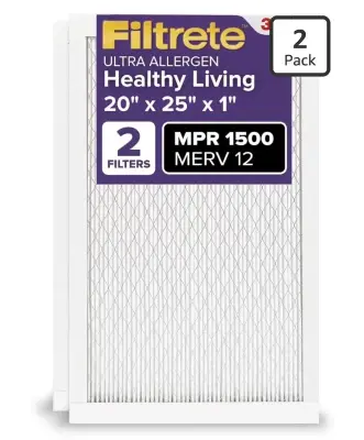 2 ct 2 packs 20x35x1 air filter