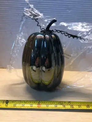 Glass pumpkin
