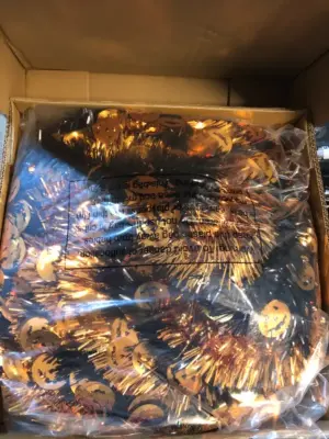 6ft prelit pop up Halloween tinsel tree