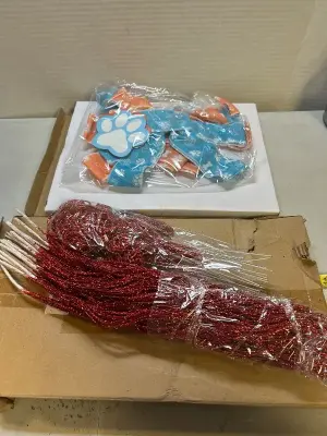 christmas tree topper , wreath pickings