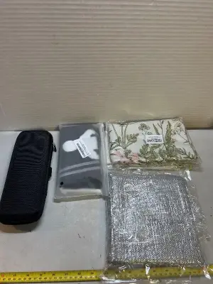 pillow cases , metal dish rags, game cases