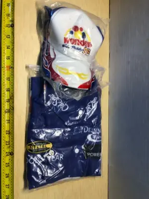 2 boxes shirt size medium and hat