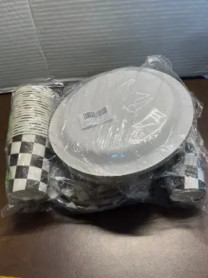 140pcs race car birthday party supplies