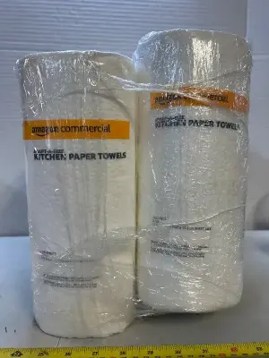 6 rolls of amazon commercial paper towels