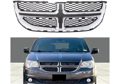 Front grill compatible with dodge grand caravan 2011-2020 (similar to image)