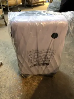 Suitcase on wheels with combo lock