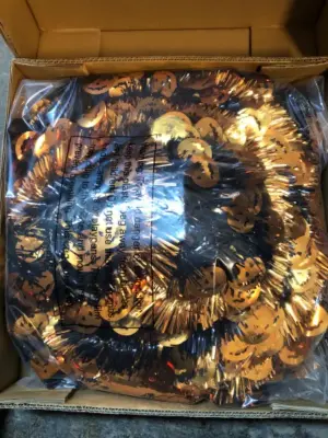 6ft Halloween tinsel tree