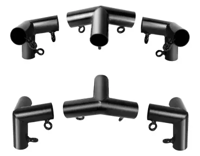 4” low peak canopy fittings (similar to image)