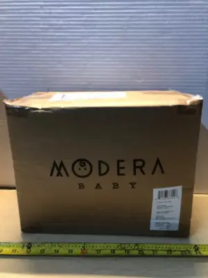 Blue mini crib topper