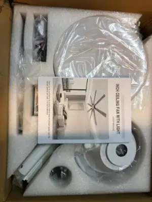 Ceiling fan with light