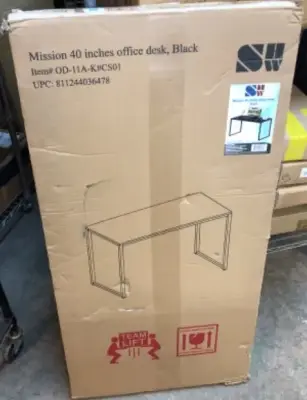 40” office desk