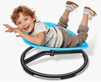 Autism kids swivel chair blue (similar to image)