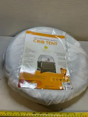 self propping safety crib tent