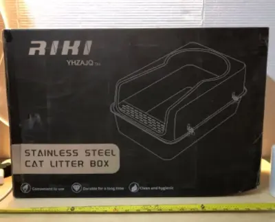 Stainless steel cat litter box