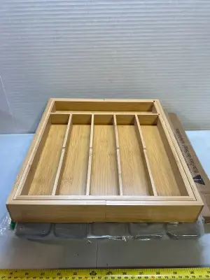bamboo flatware organizer