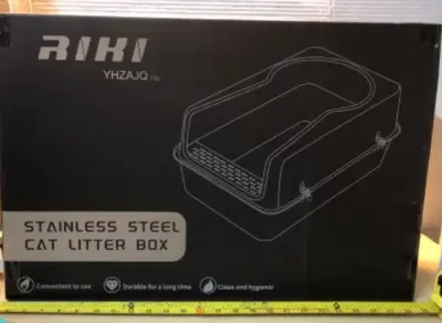 Stainless steel cat litter box