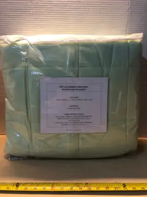 Light green king blanket