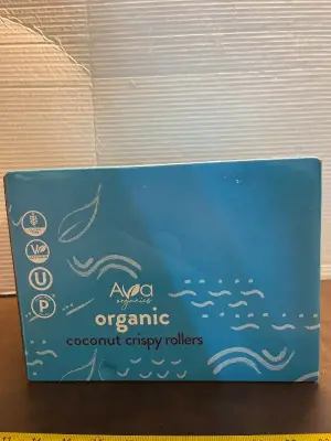 organic coconut crispy rollers exp 01/26