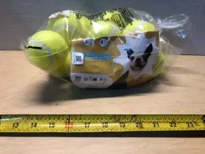 12 pc rubber balls for dogs