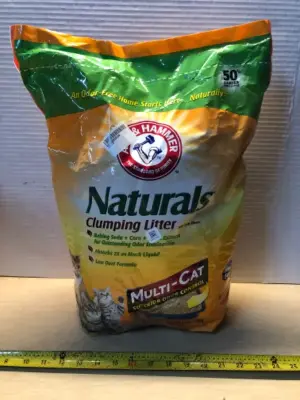 18lb natural clumping cat litter